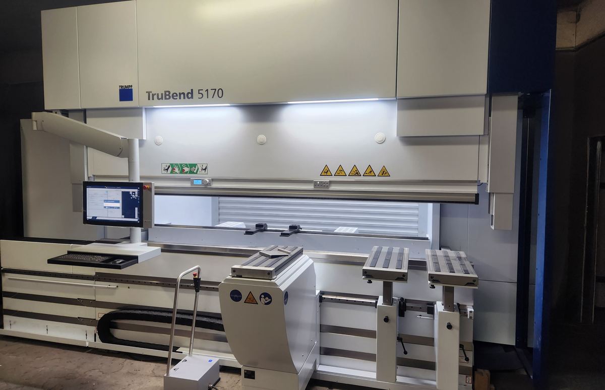 TRUMPF TruBend 5170 - hydraulic press brake at NATANAIL Ltd. workshop