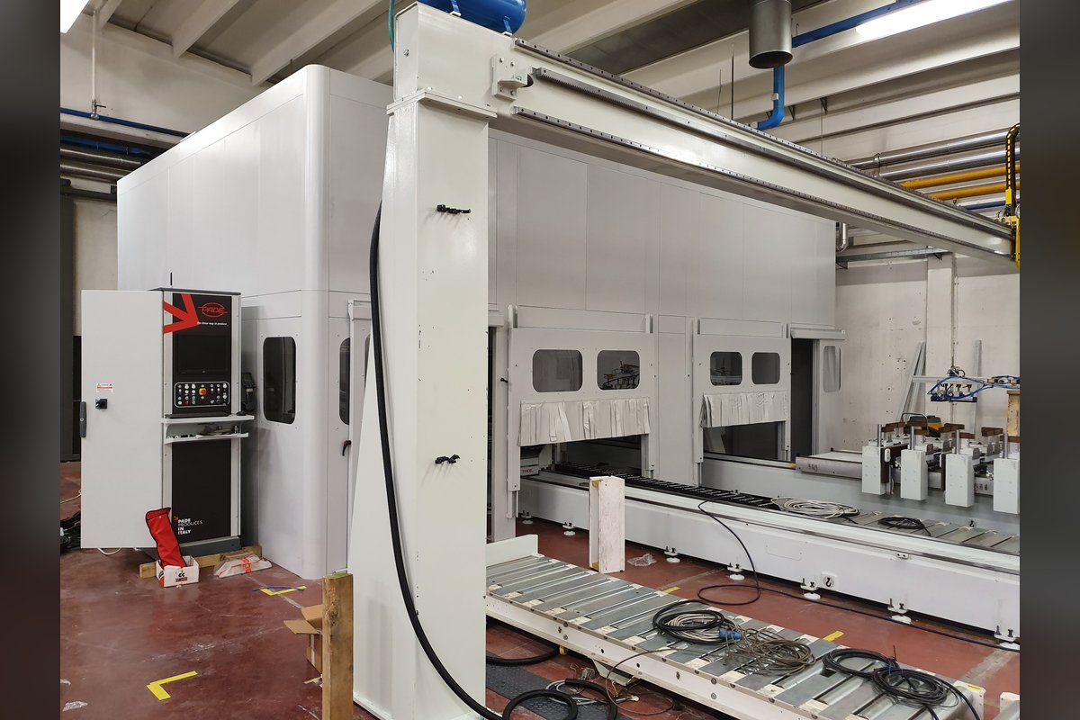 PADE production line with safety systems