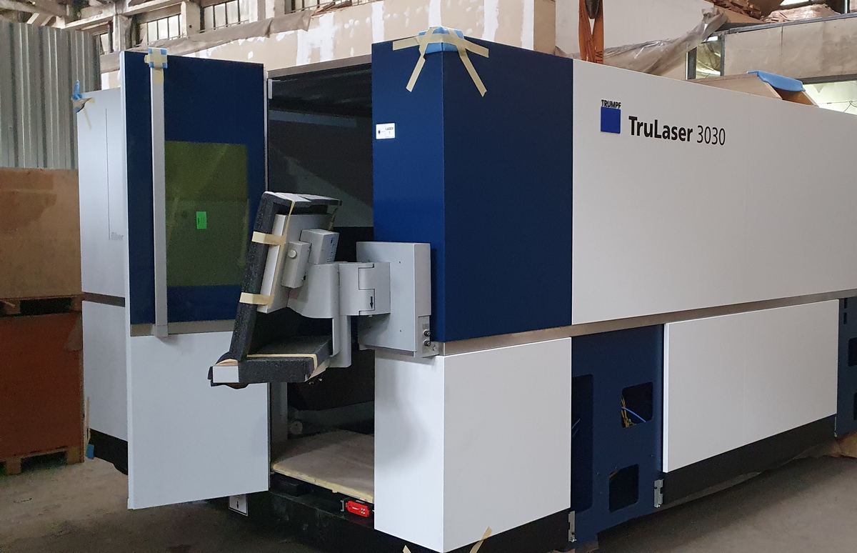 TRUMPF TruLaser 3030 at NATANAIL Ltd. workshop